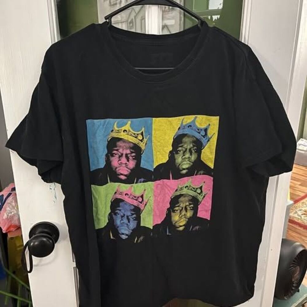 Notorious B.I.G. Pop Art Graphic T-Shirt XL